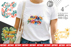 Tropical Growth Quote Sublimation Product Image 1