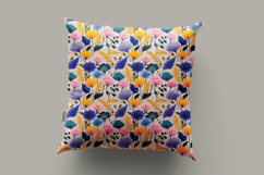 Vibrant Wildflowers Vol.1 Seamless Digital Paper, 36 PNG Product Image 9