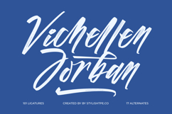 Vichellen Jordan - Modern Brush Font Product Image 1