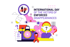 10 Victims of Enforced Disappearances Day Illustration Product Image 4