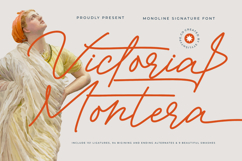 Victoria Montera - Monoline Signature Font Product Image 1