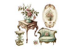 vintage graphic,antique graphic,sublimation png,watercolor clipart,ai illustration,watercolour clipart,digital crafting,scrapbooking,paper crafts,vintage flowers,sublimation,victorian armchair,armchair flowers,armchair clipart,armchair png,victorian clipa
