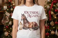 Victorian Carol Night Animals Sublimation Product Image 5