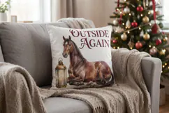 Victorian Carol Night Animals Sublimation Product Image 9