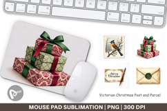 Victorian Christmas Post Mouse Pad Product Image 1