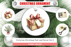 Victorian Christmas Post Ornament Product Image 1