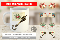 Victorian Christmas Post Mug Wrap Product Image 1