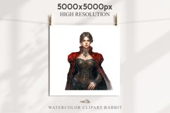 Victorian Dark Red Fairy Lady Royal Vintage Women Girl PNG Dress Transparent Print junk journal collage scrapbooking designs sublimation printable files  watercolor antique fairy lady, fantasy illustration paper craft, Victorian realism, Royal Women