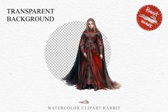 Victorian Dark Red Fairy Lady Royal Vintage Women Girl PNG Dress Transparent Print junk journal collage scrapbooking designs sublimation printable files  watercolor antique fairy lady, fantasy illustration paper craft, Victorian realism, Royal Women