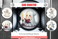 Car Coaster Victorian Dollhouse Ghosts Product Image 1