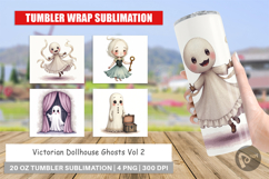 Tumbler Victorian Dollhouse Ghosts Product Image 1