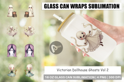 Glass Can Victorian Dollhouse Ghosts Product Image 1