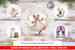Wind Spinner Victorian Dollhouse Ghosts Product Image 1