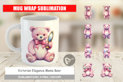 Victorian Elegance Mama Bear Mug Wrap Product Image 1
