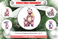 Victorian Elegance Mama Bear Ornament Product Image 1
