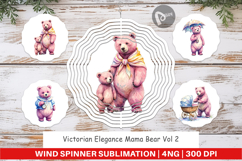 Victorian Mama Bear Wind Spinner Product Image 1