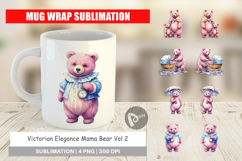 Victorian Elegance Mama Bear Mug Wrap Product Image 1