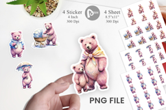 Victorian Elegance Mama Bear Sticker Product Image 1