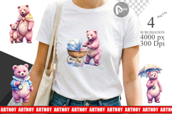 Victorian Mama Bear Sublimation Product Image 1