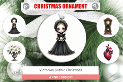 Victorian Gothic Christmas Ornament Product Image 1