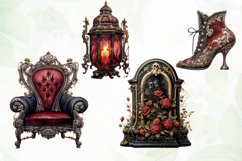 Victorian Gothic Sublimation Clipart Product Image 2