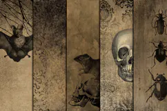Victorian Halloween Scrapbook Backgrounds Product Image 4