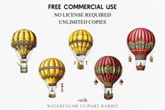 watercolor Victorian Hot Balloon Vintage png clipart, yellow, red, blue  jpeg sublimation clip art Victorian Hot Balloon Vintage Watercolor Clipart PNG Nursery Art Yellow  Transparent Print for invitation t-shirt designs sublimation kids printable digital