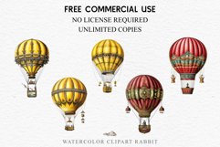 watercolor Victorian Hot Balloon Vintage png clipart, yellow, red, blue  jpeg sublimation clip art Victorian Hot Balloon Vintage Watercolor Clipart PNG Nursery Art Yellow  Transparent Print for invitation t-shirt designs sublimation kids printable digital