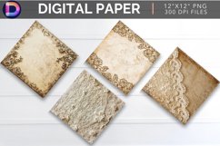 Victorian Lace Digital Paper Product Image 1