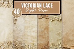 Victorian Lace Digital Paper Bundle Product Image 1