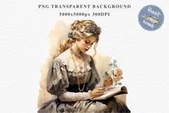 Victorian Lady Clipart Royal Vintage Women PNG Romantic Girl Flower  Transparent Print junk journal collage scrapbooking designs sublimation printable files watercolor antique romantic girl illustration paper craft, Victorian Lady Clipart, Royal Women PNG