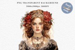 Victorian Lady Clipart Royal Vintage Women PNG Romantic Girl Flower  Transparent Print junk journal collage scrapbooking designs sublimation printable files watercolor antique romantic girl illustration paper craft, Victorian Lady Clipart, Royal Women PNG
