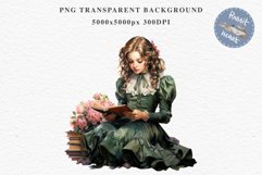 Victorian Lady Clipart Royal Vintage Women PNG Romantic Girl Flower  Transparent Print junk journal collage scrapbooking designs sublimation printable files watercolor antique romantic girl illustration paper craft, Victorian Lady Clipart, Royal Women PNG