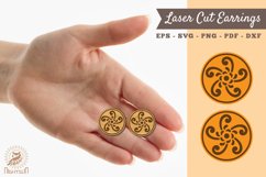 Victorian Laser Cut Earrings SVG 4 Product Image 1