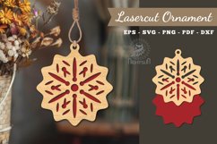 Victorian Laser Cut Ornament SVG Product Image 1