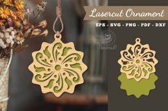 Victorian Laser Cut Ornament SVG Product Image 1