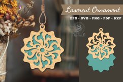 Victorian Laser Cut Ornament SVG Product Image 1