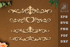 Victorian Lasercut Border SVG Product Image 1