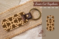 Victorian Pattern Laser Cut Keychain Product Image 1