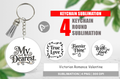 Victorian Romance Valentine Keychain Product Image 1