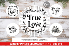 Victorian Romance Valentine Wind Spinner Product Image 1