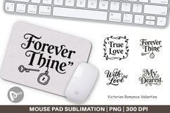 Victorian Romance Valentine Mouse Pad Product Image 1
