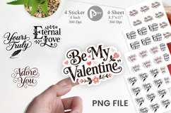 Victorian Romance Valentine Sticker Product Image 1
