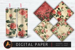 Victorian Roses Digital paper Product Image 1