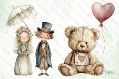Victorian Valentine Clipart Product Image 1