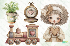 Victorian Valentine Clipart Product Image 1