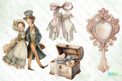 Victorian Valentine Clipart Product Image 1