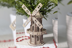 Victorian Windmill - Laser Cut File DIY project Product Image 9