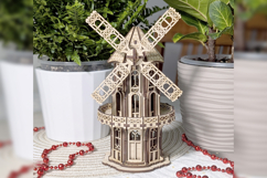 Victorian Windmill - Laser Cut File DIY project Product Image 8
