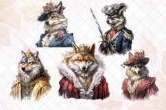 Victorian Wolf Watercolor Sublimation Product Image 3